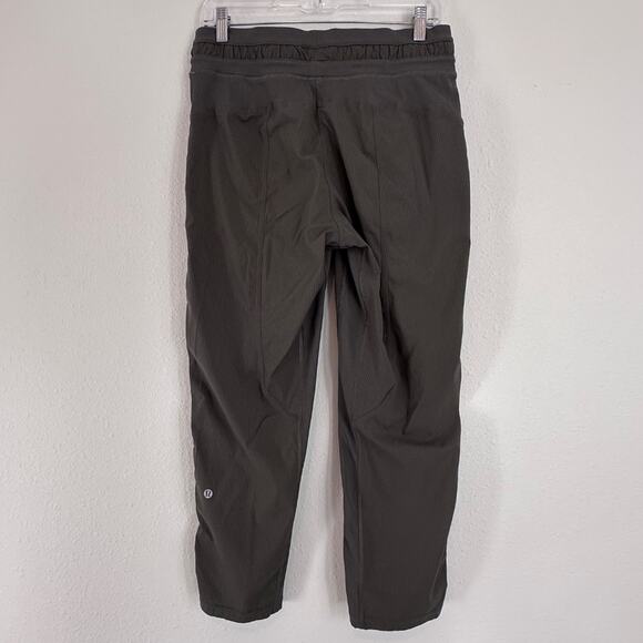 Lululemon Dance Studio Mid-Rise Cropped Pant, Army Green, Size 8 - Picture 3 of 9